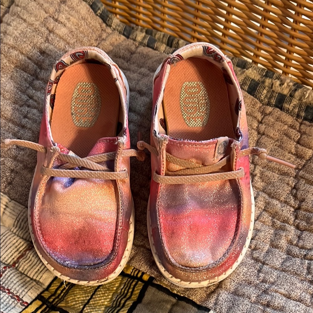 Hey Dudes Wendy Toddler Sparkle Star Size 8
